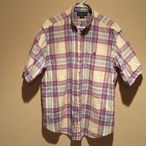 Ralph Lauren XL Pastel button-down SS shirt